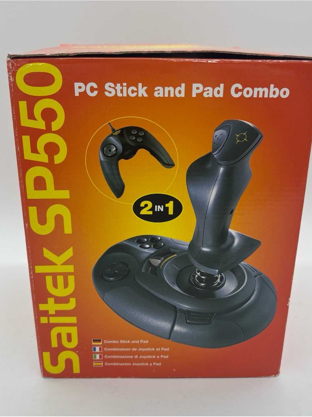 Saitek SP550 PC Stick and Pad Combo (1999) Open Box Sealed